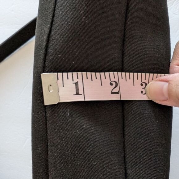 Lauren Ralph Lauren Canvas Shoulder Bag Black - Picture 12 of 14